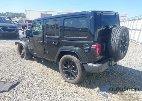 2022 Jeep Wrangler 4Xe Unlimited Sahara 4X4 из США, поврежденный, VIN 1C4JJXP67NW275910